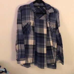 Blue Flannel Shirt